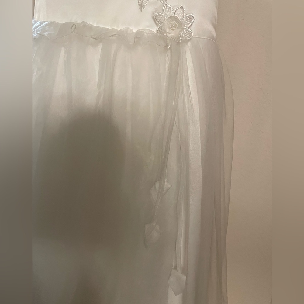 Darling Communion wedding flower girl 4 layer dress SZ 170 (14-16) White tulle - Picture 7 of 13